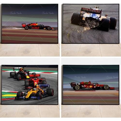 Carlos Sainz Jr Bahrain Grand Prix Formula 1 2021 Print Poster