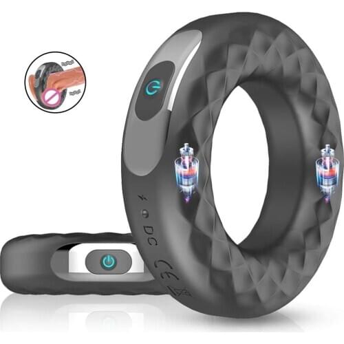 Penis Ring Vibrator Sex Toys for A Couple Vibrating Cock Rings Powerful Vagina Clit Stimulator Delay Ejaculation Sexy Shop