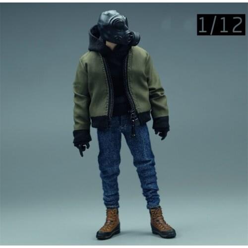 Big Sales 1/12th 3ATOYS Fashion Jacket Hoodie Jeans Pants For DAM Doll Soldier Collection
