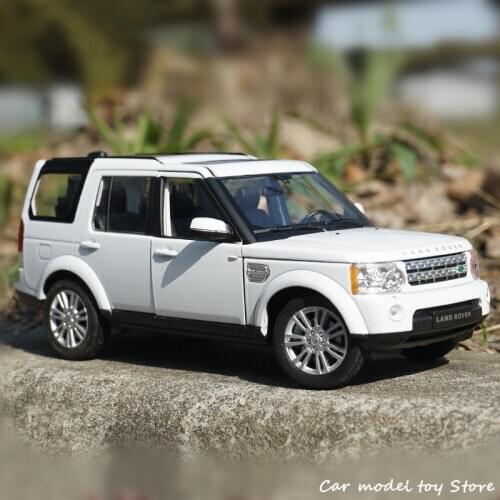 WELLY 1:24 white Land Rover Discovery 4 car simulation alloy car model crafts decoration collection toy tools gift