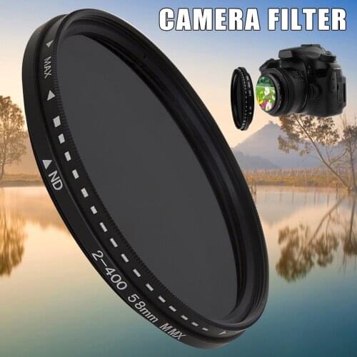 New Arrival Fader Variable ND Filter Adjustable ND2 to ND400 Neutral Density for Camera Lens