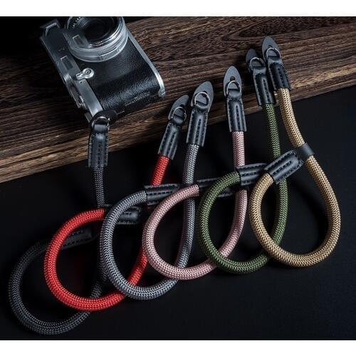New style Nylon Rope Camera Wrist Hand Strap Grip Adjustable wirst strap for Fuji X-T20 X-T1 X-T2 X-E3 X-T10 X-H1 X-A2