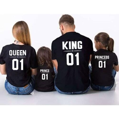 Family Matching Clothes Cotton T-shirt Daddy Mommy Kid Baby outfits Father Mother Daughter son Girl Boy Family clothing sets