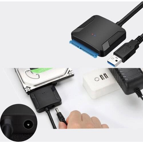 Whole Sale USB 3.0 to SATA Adapter Converter Cable for 2.5'' 3.5'' HDD Hard Disk Drive Laptop Hard Drive SSD DVD/CD-ROM/DVD-ROM