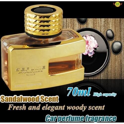 Car Perfume 70ML Liquid air freshener for men women Sandalwood scent Auto Interior accessories Deodorant to car styling