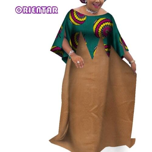 African Dresses for Women 2021 Traditional African Print Clothing Casual Women Long Maxi Dress Plus Size 4XL 5XL 6XL WY8929