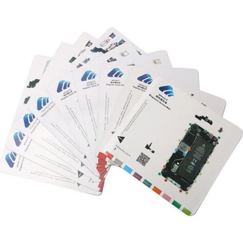 Professional Magnetic Screw Memory Mat For iPhone X XR XS 11 Pro Max Repair Work Pad & Screw Location Templates