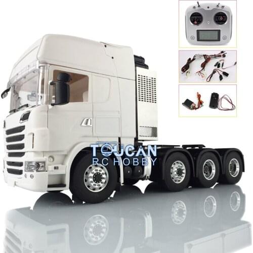 LESU 1/14 RC Tractor Truck 8*8 Metal Chassis Radio For Hercules R730 Cabin Scania THZH0679-SMT2