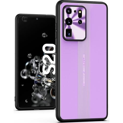 Luxury Matte Aluminum Metal Case For Samsung Galaxy S20 Plus S20 Ultra S20 FE 5G Metal Camera Lens Protector Film Phone Case