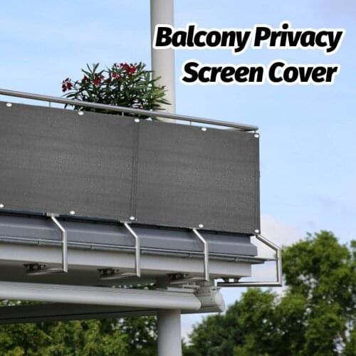 0.9x5m Grey Outdoor Sun Shelter Cloth Knitting Balcony Garden Patio Pool Sunshade Protection Shade Sail Awning Picnic Camp Tarp