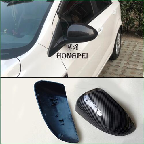 Car Styling Rearview Mirror Shell Housing Cover Rear-view Mirror Cap Cover Trim For Chevrolet Aveo 2010-2016