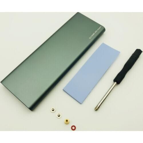 USB-C M.2 NVME SSD Enclosure USB 3.1 Type-c GEN 2 M.2 SSD Enclosure Up to 10Gbps For 2230 2242 2260 2280 M2 SSD Hard Drive M KEY