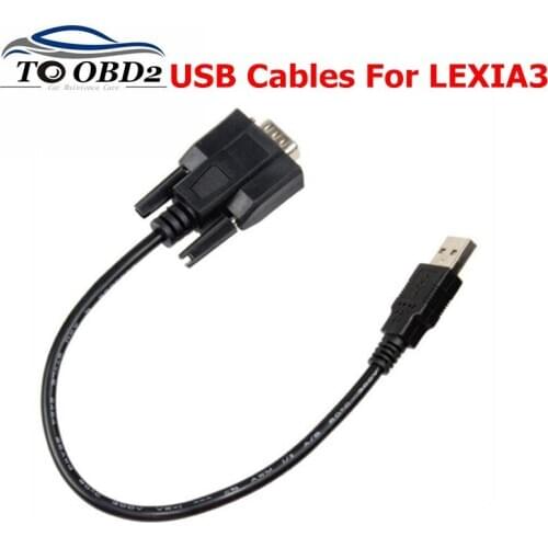 USB Cable For LEXIA PP2000 Diagnostic Adapter Works for Citroen/for Peugeot Short USB Cable For Lexia3 Car Connection Cables