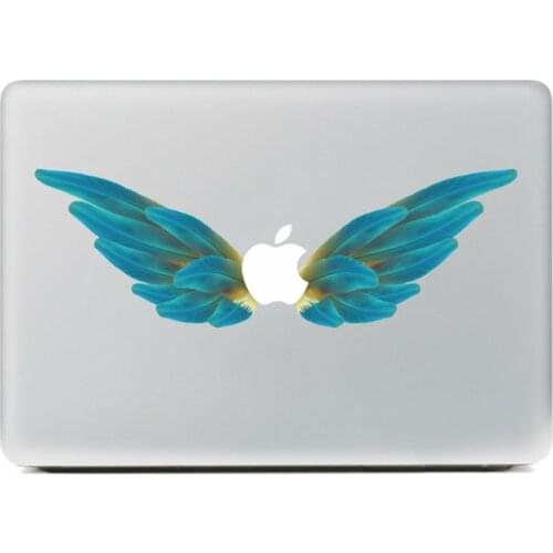 Angels blue wings Vinyl Decal Notebook sticker on Laptop Sticker For DIY Macbook Pro Air 11 13 15 inch Laptop Skin