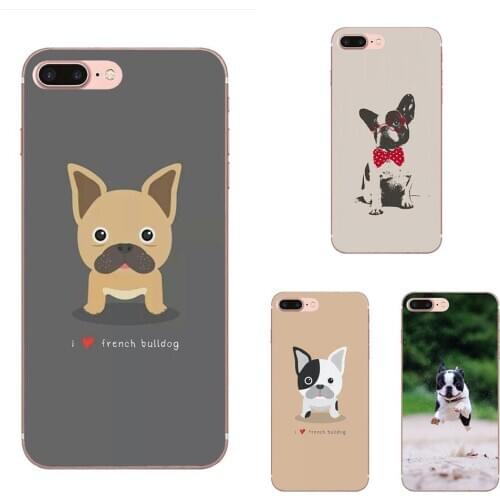 I Love French Bulldog With Glasses Animal On Sale Cool For Xiaomi Mi3 Mi4 Mi4C Mi4i Mi5 Mi 5S 5X 6 6X A1 Max Mix 2 Note 3 4