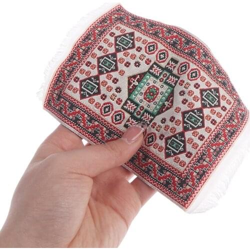 1:12 Dollhouse Miniature Turkish Carpet Rug Floor Carpet Doll House Decor