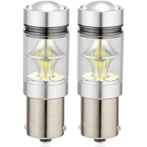 2pcs 100W 1156 Ba15s 382 CREE LED Bulb Turn Signal Light Reversing Brake Light Turn Signal Reverse Day Lights