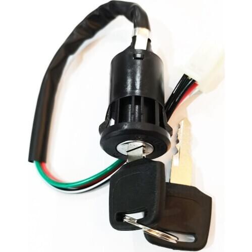 4 Wire Ignition Key Switch Lock For Chinese 50cc 90cc 110cc 125cc MiniMoto Scooter Go Kart Pit Dirt Bikes ATV Quad