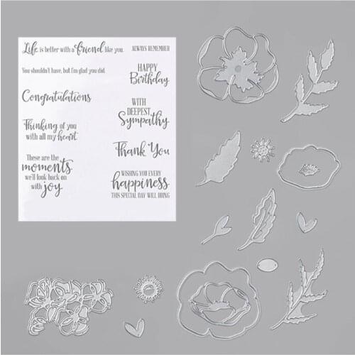 ADUWRSE Flowers For Scrapbooking