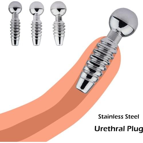 BDSM Stainless Plug Steel Penis Urethral Toys for Men Male Masturbator Dick Cathreter Dilator Torture Penis Plug Sounds tube