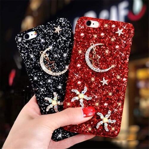 Sparkling sequins Diamond hard Case For OPPO A5 A9 2020 A52 A72 A92 Reno 2Z 2F 2 Z 5 Realme 6 C11 7i X XT Find X2 X3 LITE NEO
