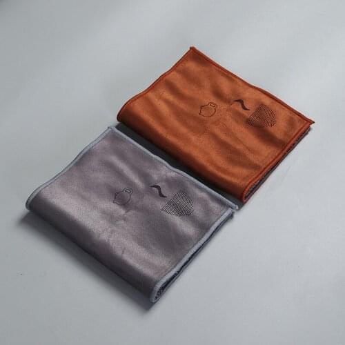 Tea towel cloth absorbent thickened tea set tea table tea table cloth special dishcloth tea table accessories