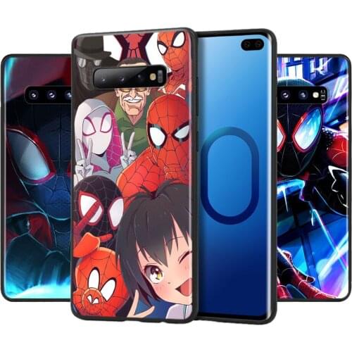 Parallel Universe Spiderman Anime For Samsung Galaxy S21 S20 FE Ultra Lite S10 5G S10E S9 S8 Plus Soft Silicone Phone Case