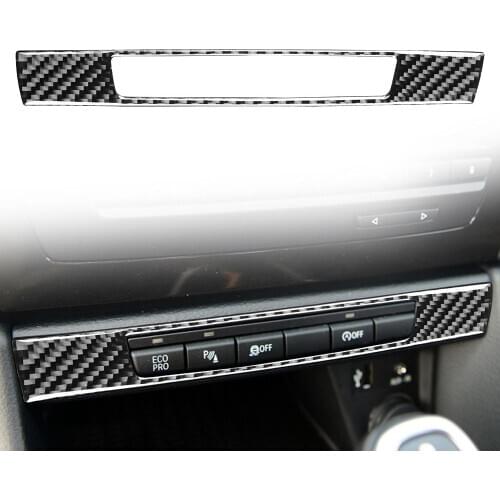 Car Center Control Button Frame Cover Sticker Inner Decor for BMW X1 E84 11-15
