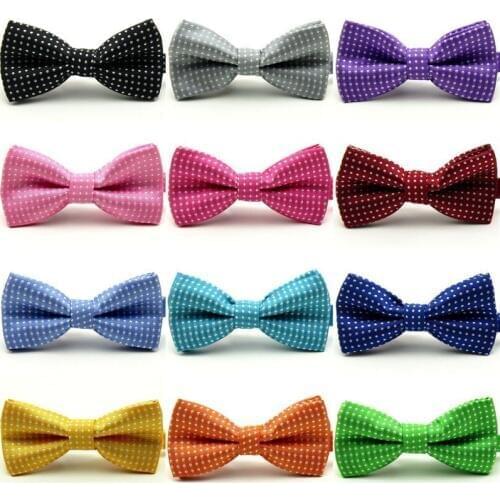 Fashion Bow ties for Kids boys Neck tie Dot baby bowtie Children necktie Small Butterflies