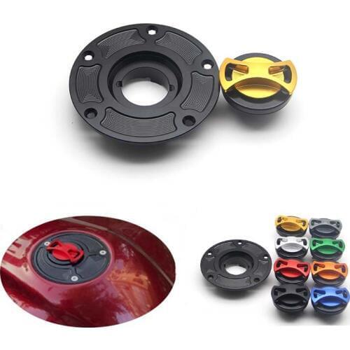 For Ducati MONSTER 600 750 800 900 1000 620 695 DARK S2R S4R All Years Motorcycle CNC Aluminum Keyless Fuel Tank Gas Cap Cover