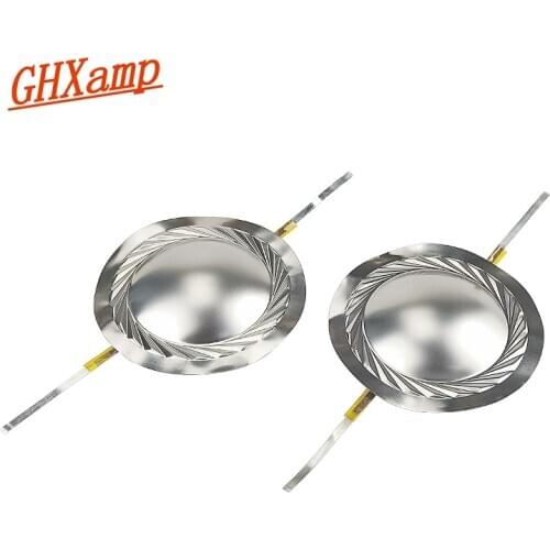 GHXAMP 39mm Tweeter Voice coil Titanium Film Treble Voice coil Speaker Repair Parts Copper Round Wire 2PCS
