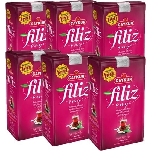 PERFECT WITH GREAT TASTE Çaykur Filiz Tea 1000 gr 6 Pieces Box FREE SHİPPİNG