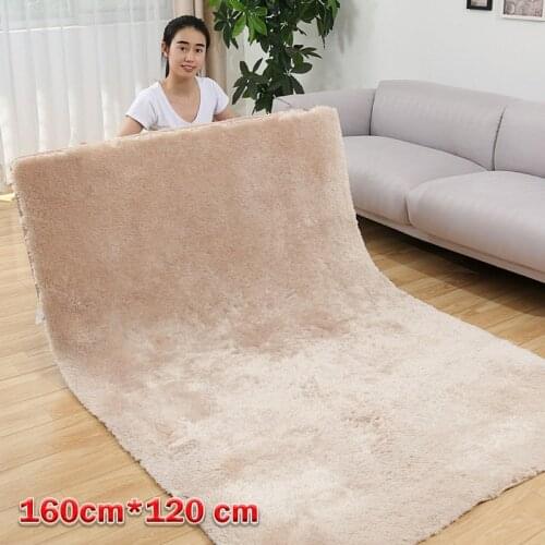 120cm*160cm Extra Large Faux Rabbit Fur Carpet Carpet Soft for Living Room Bedroom Child Crawl Cold Protection 13-color