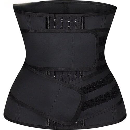 Latex Waist Cincher Body Shaper Adjustable Belts Womens Waist Trainer Weight Loss Corset Trimmer Belt Slimming Sports Girdle 2