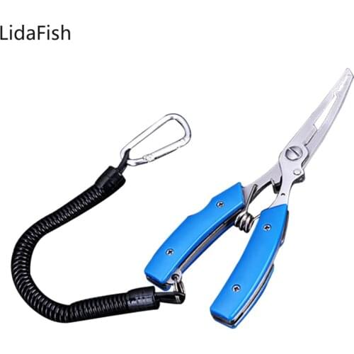 Lidafish Multifunction Fishing Pliers Braid Line Lure Cutter Hook Cutting Fish Use Tongs Fishing Scissor Fishing Tool