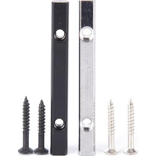 Metal Electric Guitar String Retainer Bar With 2 Mounting Screw Guitar Parts & Accessories