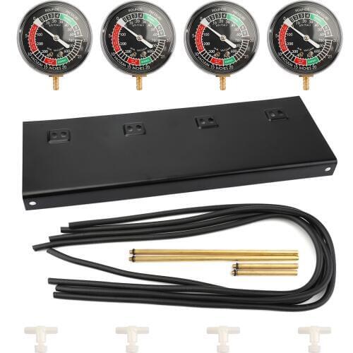 Areyourshop Motorcycle Carburetor Synchronizer Sync Gauge 4-Carb Vacuum Gauge Sync Tool for Honda for Suzuki for Kawasaki