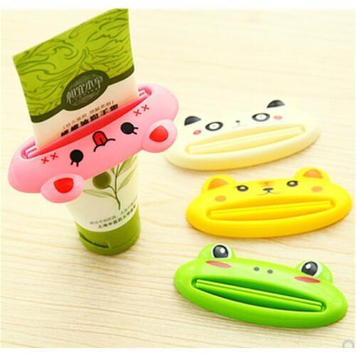 Cartoon Bathroom Dispenser Toothpaste 1pc/lot Lovely Animal Tube Squeezer Easy Squeeze Paste Dispenser Roll Holder