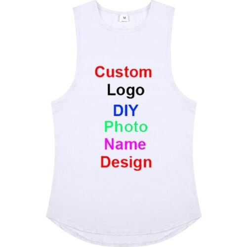 DIY Brand Logo Customized Mens Fitness Gym Clothing Bodybuilding Workout Mesh Tank Top Men Singlets Sleeveless Vest Muscle Shirt