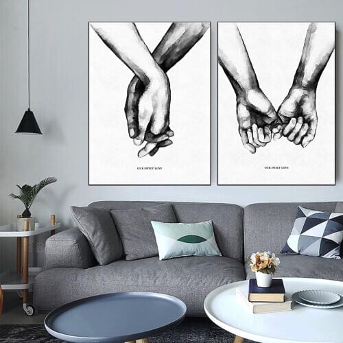 DIY Painting By Numbers Black White Animal Wall Art Lion Elephant Deer Zebra Wall Pictures For Living Room Minimalist LOVE