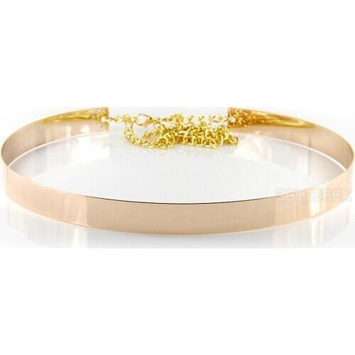 Stunning Bridal Belts Gold/Silver New Arrival Free ShippingWide-chain all-metal ladies decorative wild belt