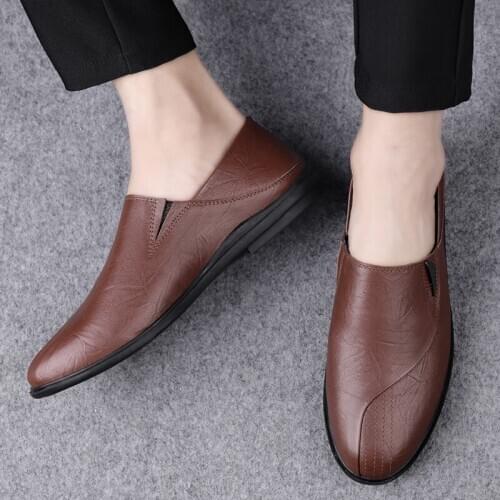 Casuales man shoe Mens fashion informales cuero for shoes causal sapato mens mens sapatos sneakers spring black de 2020 leisure