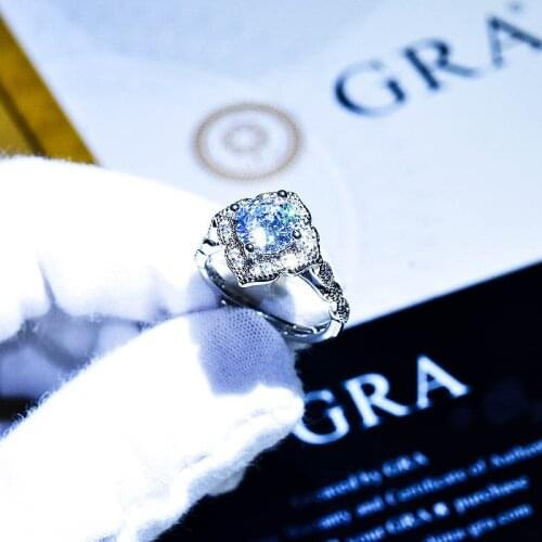 Luxury Geometry Rings Inlay AAA Cubic Zirconia Fashion S925 Silvery Fine Jewelry For Women Wedding Engagement Valentines Gifts