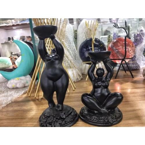 High quality Dali goddess crystal base goddess figure sculpture synthetic resin handicraft home decoration ornaments sample room