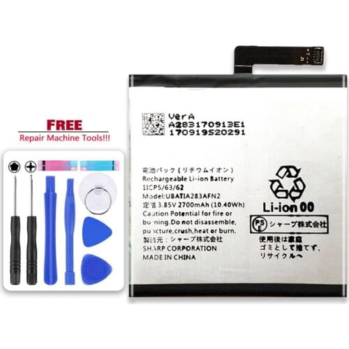 Replacement Battery 2700mAh For SHARP AQUOS Sense UBATIA283AFN2 Mobile Phone