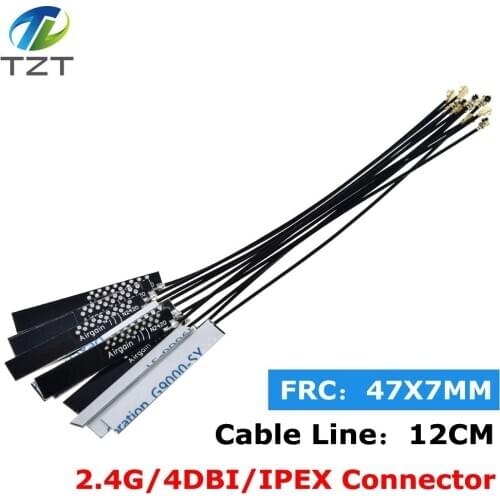 10Pcs/lot 2.4Ghz 4dBi WIFI Internal Antenna PCB Built-in Aerial IPX IPEX Airgain Omni Antenna UFL Connector