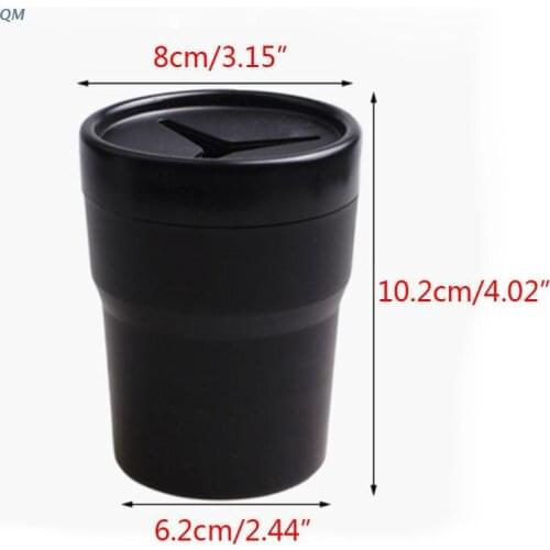 13MF Auto Car Trash Bin Container Holders Cup Mounts Mini Pen Tissue Coin Box