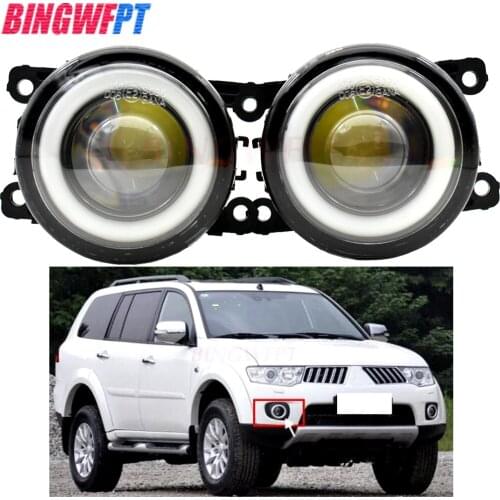 2PCS Fog Lamp Assembly Super Bright Front H11 LED Fog Lights For Mitsubishi Pajero Sport /Montero Sport/Nativa/Prajero Dakar