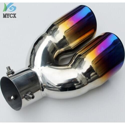 2016 2017 2018 2019 For Toyota C-HR C HR CHR Exterior Accessories Exhaust End Tip Pipe Muffler Stainless Steel 1 Piece 2020