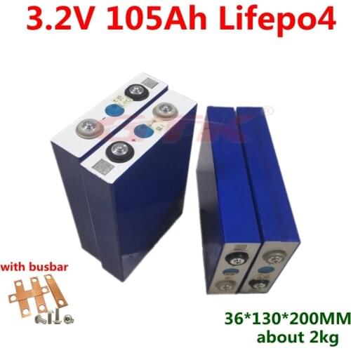 NEW arrival 3.2V 105Ah lifepo4 battery CELL not 100ah 12V 105Ah for 12V 24V 48V EV RV battery pack diy solar system RV Camper